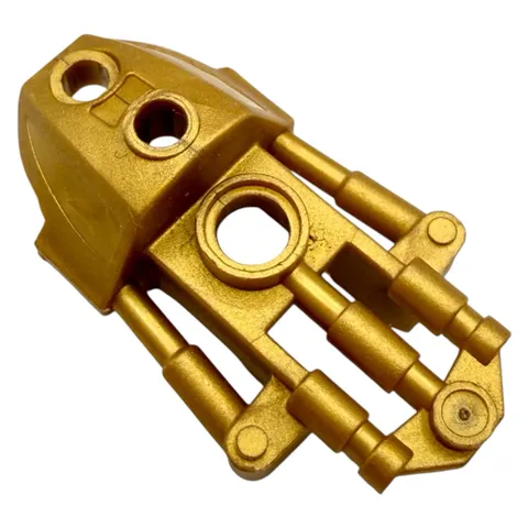 LEGO Bionicle Toa Inika Thigh Cover 53543 - Pearl Gold from Tarix Set 8981
