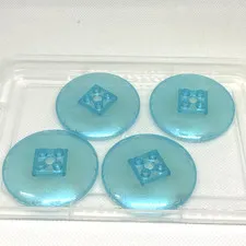 LEGO Parts - Satin Trans Lt. Blue Dish 6 x 6 Inverted (Radar) - 44375b - QTY 4