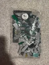 Sealed Bag Of Legos (Green And Gray Bricks)