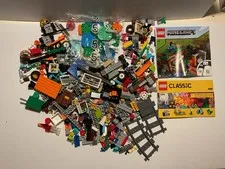 Lego Lot 2 Lbs 3 Oz Random Mixed Pieces Bricks Parts Bulk All Clean