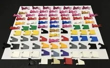 LEGO - LEGO Flag Lot X 88 - Wavy, Trapezoid, Square Flags - 88 Flags