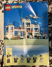 LEGO System Set 6398 Police Station Instruction Manual Booklet Illustrated 1993