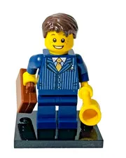 LEGO Businessman Pinstripe Suit Minifigure