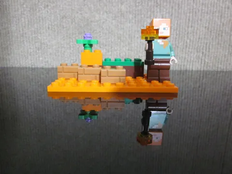 Lego Minecraft Alex Minifigure min017 (30432) w/Accessories