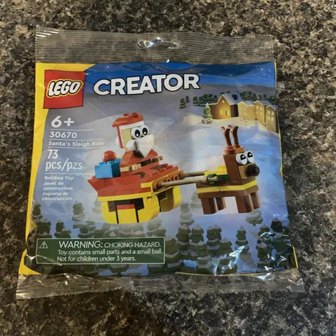 Lego 2024 Holiday/Christmas Creator #30670 Santa’s Sleigh Ride Polybag New