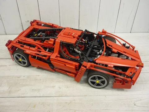 LEGO Racers Enzo Ferrari 1:10 8653 In 2005 Used Retired As Is