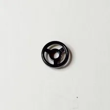 Lego Vehicle Black Steering Wheel , 2 Studs Diameter