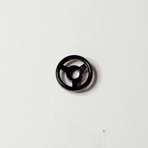 Lego Vehicle Black Steering Wheel , 2 Studs Diameter