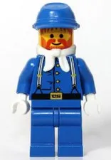 LEGO [No Color/Any Color] Cavalry Soldier - White Bandana ww006 Used Genuine