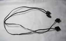 Lot 2 Lego 9V Wire 5306bc069 w/ 2x2 brick ends - 69 studs  RCX Mindstorms Train