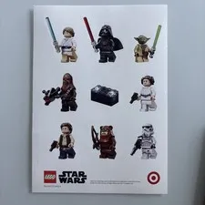 Target LEGO Star Wars Promo Sticker Sheet March 1st 2023 Exclusive Promo Rare