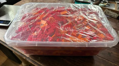 6.11 IBS Faux Legos BRIKS Red and Orange