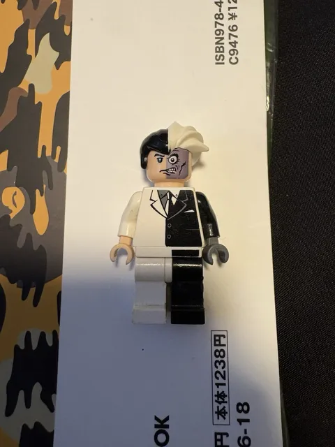 LEGO Batman 2006 Two-Face Minifigure 7781 Rare White And Black suit/hips