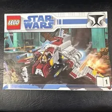 LEGO Star Wars Set 8019 Republic Attack Shuttle Instruction Manuals 1 + 2 (worn)