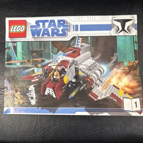 LEGO Star Wars Set 8019 Republic Attack Shuttle Instruction Manuals 1 + 2 (worn)