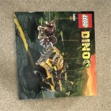 LEGO Dino Triceratops Trapper 5885 Instruction Manual Booklet
