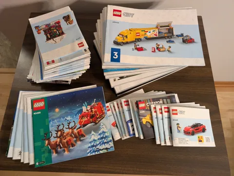 Huge Lot LEGO Instruction Manuals (No Bricks). Have Lego City, Christmas,...
