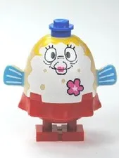 LEGO® Minifigure SpongeBob SquarePants bob038 Mrs. Puff Pink Flower