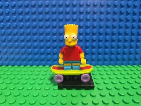 Lego Bart Simpson Minifigure Simpsons Collectible Series 1 71005 CMF Lot Rare