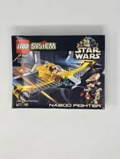 NIB LEGO Star Wars Naboo Fighter 7141 174 pcs Complete Set Sealed Unopened VTG