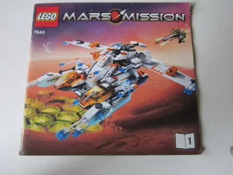 Lego Building Instructions Mars Mission 7644 Parts 1 and 2