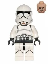 LEGO® Minifigure Star Wars sw0541 Clone Trooper (Phase 2) Scowl