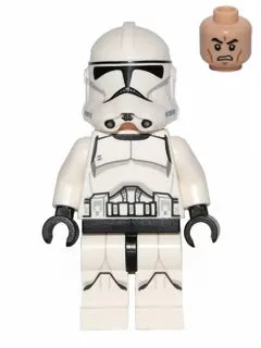 LEGO® Minifigure Star Wars sw0541 Clone Trooper (Phase 2) Scowl