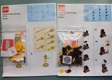 LEGO Disney Cogsworth & Lumiere Minifigures w Instruct From Beauty And The Beast