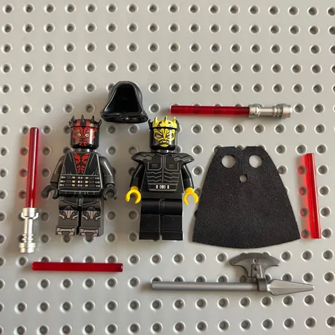 LEGO Savage Opress & Darth Maul Minifigure Lot Star Wars - Clone 75310 7957