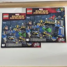 LEGO Marvel Super Heroes. Instruction Manuals Booklets Only. 76018 / Booklet 1&2