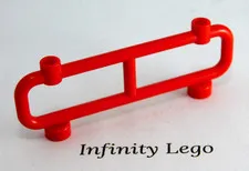 4 LEGO Red Fence Bar 1 x 8 x 2 Loop with 2 Studs on Top (2486)  4 Pieces