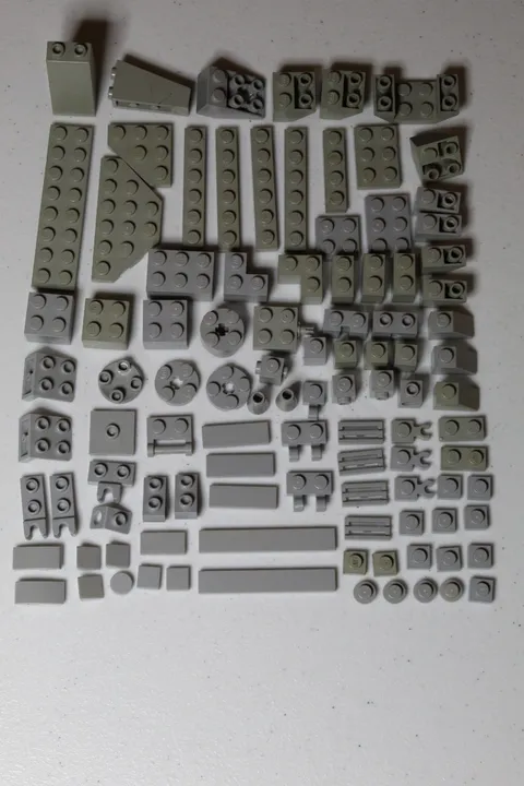 LEGO Parts and Pieces Light Gray/ Light Bluish Gray Assortment #3