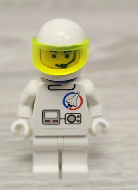 Lego splc007 Launch Command Astronaut Helmet Trans-Neon Green Visor Minifigure