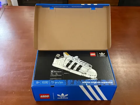 LEGO Icons 10282 adidas Originals Superstar New Sealed Retired 731 Pieces