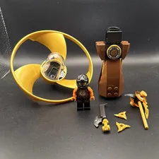 LEGO NINJAGO Cole Airijitzu Spinner Launcher Comes with Rip Cord Rarely Used
