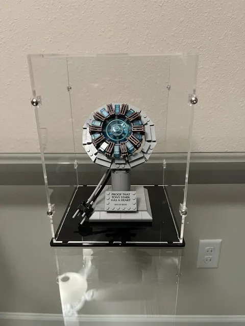 TONY STARK'S LIFE-SIZED ARC REACTOR Custom LEGO build set by Bricker Builds©️