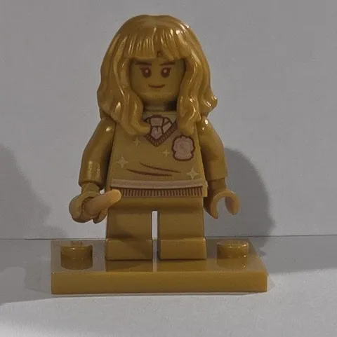 LEGO Harry Potter 20 Years Gold Hermione Granger Minifigure w/ Wand Limited