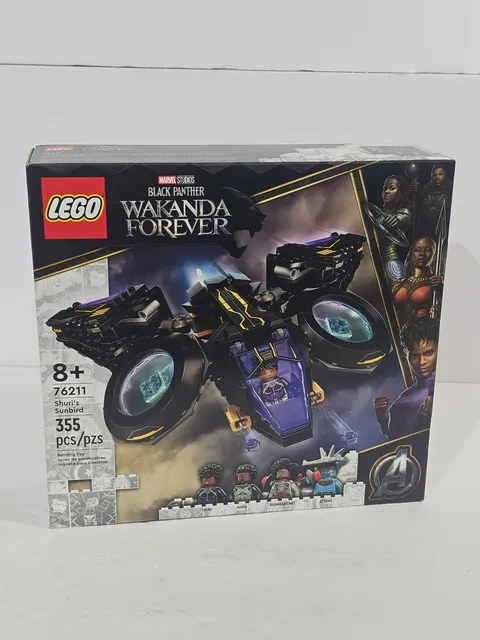 LEGO Marvel Shuri's Sunbird 76211 Toy Building Kit 355 pcs