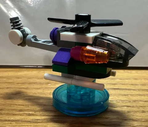 LEGO Dimensions DC Superheroes JOKER HELICOPTER with disc