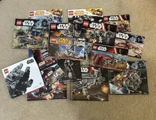 LEGO Star Wars Instruction Manual Booklet Lot Illustrated English 75081 75118