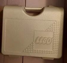 LEGO Vintage Gold Carry Case Storage Bin 1997 Brand New Opened