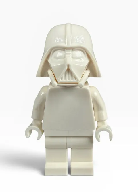 Official Lego White Monochrome Darth Vader Minifigure Unreleased Prototype