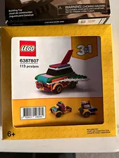 LEGO Creator 3-in-1 Rebuildable Flyer Car Set 6387807 113 pcs Ages 6+
