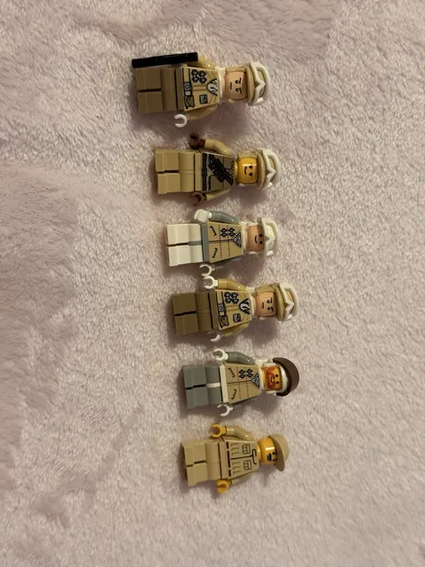 LEGO Minifigure Lot 6 Arctic Explorer Winter Figures Snow Gear