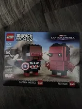LEGO Brickheadz Captain America & Red Hulk Brave New World 40668