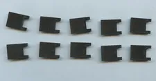 LEGO x 10 Black Flag 2 x 2 Square with Flared Edge 80326