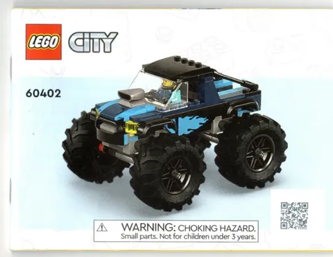 Lego ~  Instructions Manual Booklet Only ~ City 60402