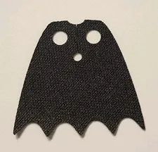 NEW LEGO® Batman Soft Black Cape for Minifigures Spongy Stretchable Fabric