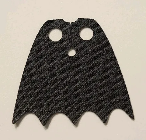 NEW LEGO® Batman Soft Black Cape for Minifigures Spongy Stretchable Fabric