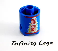 LEGO Blue Brick 2 x 2 x 2 Round with 'BIG ONE' Woody & Buzz Toy Story (5790)  x1